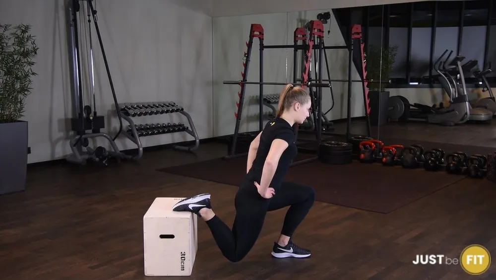 ejercicios para las nalgas sentadilla búlgara