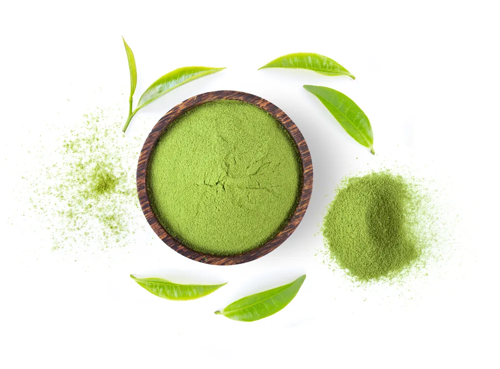 té matcha en polvo