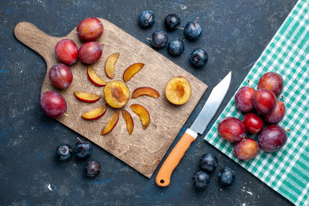 ciruelas para un postre rápido y saludable