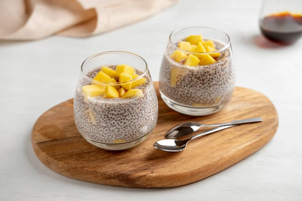 El pudín de chía es un postre rápido