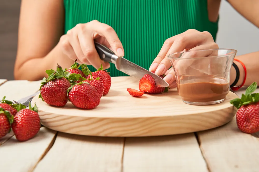 fresas, un ingrediente adecuado para un postre rápido