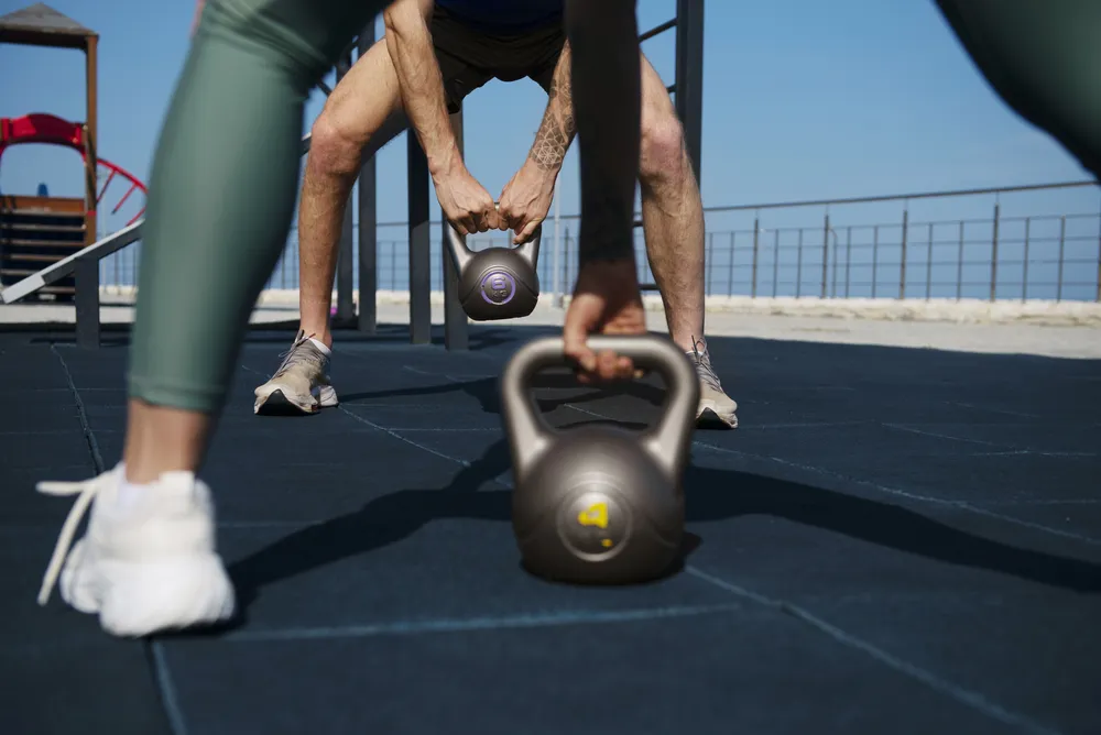 pesas rusas como tipo de carga de entrenamiento