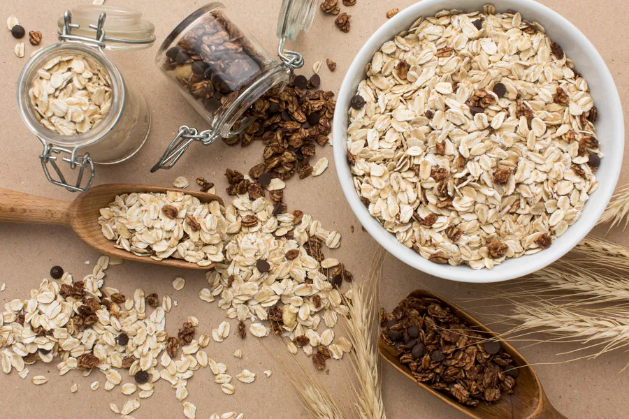 Diferentes tipos de avena.