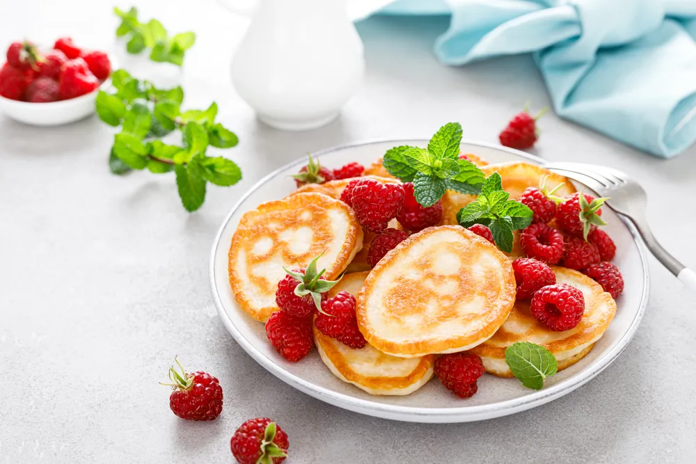 panqueques para un desayuno fit