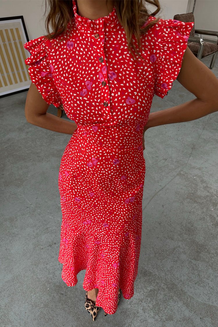 vestido rojo de Answear.com